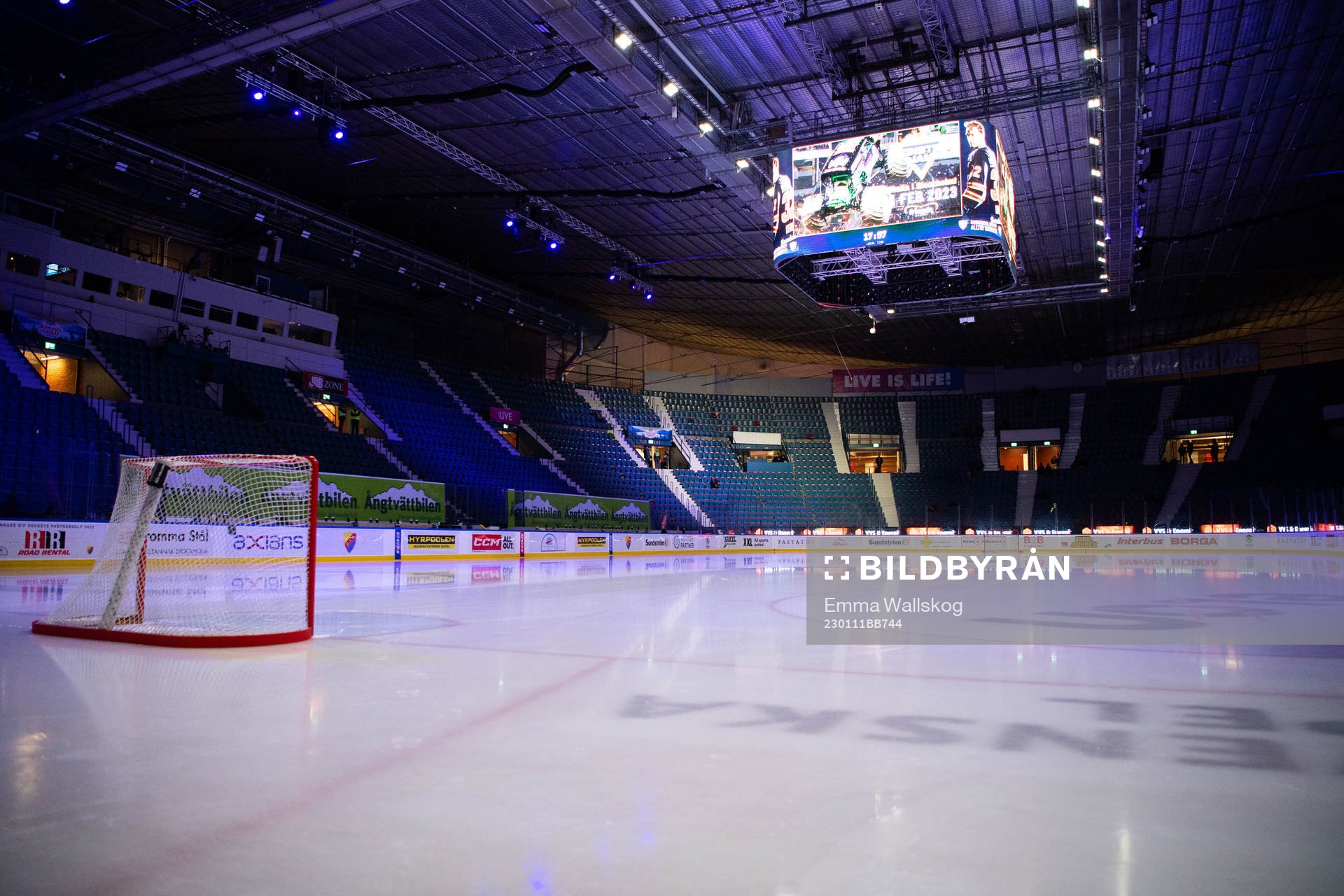 Interiör vy över Hovet