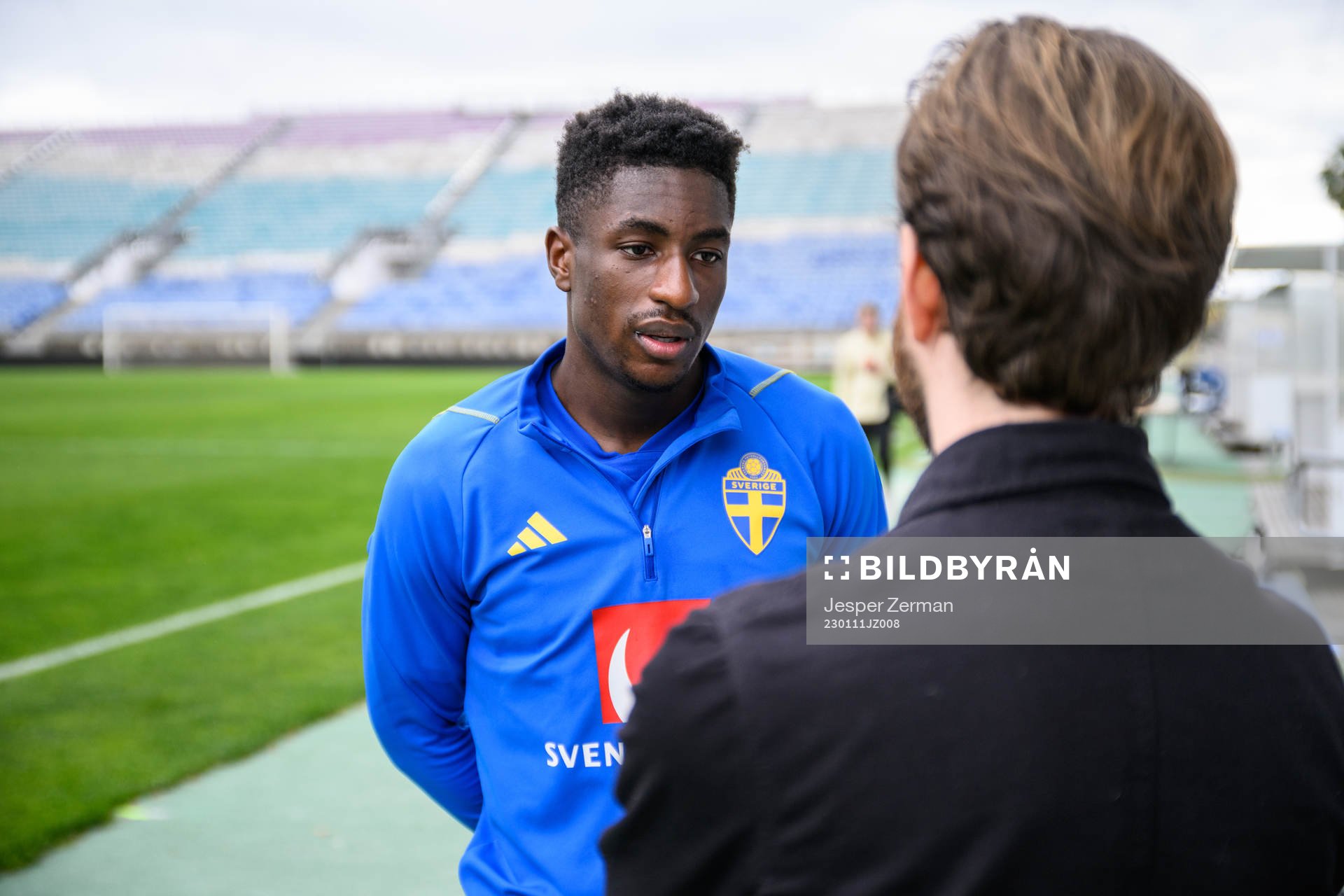 Josafat Mendes of the Swedish men's football national team