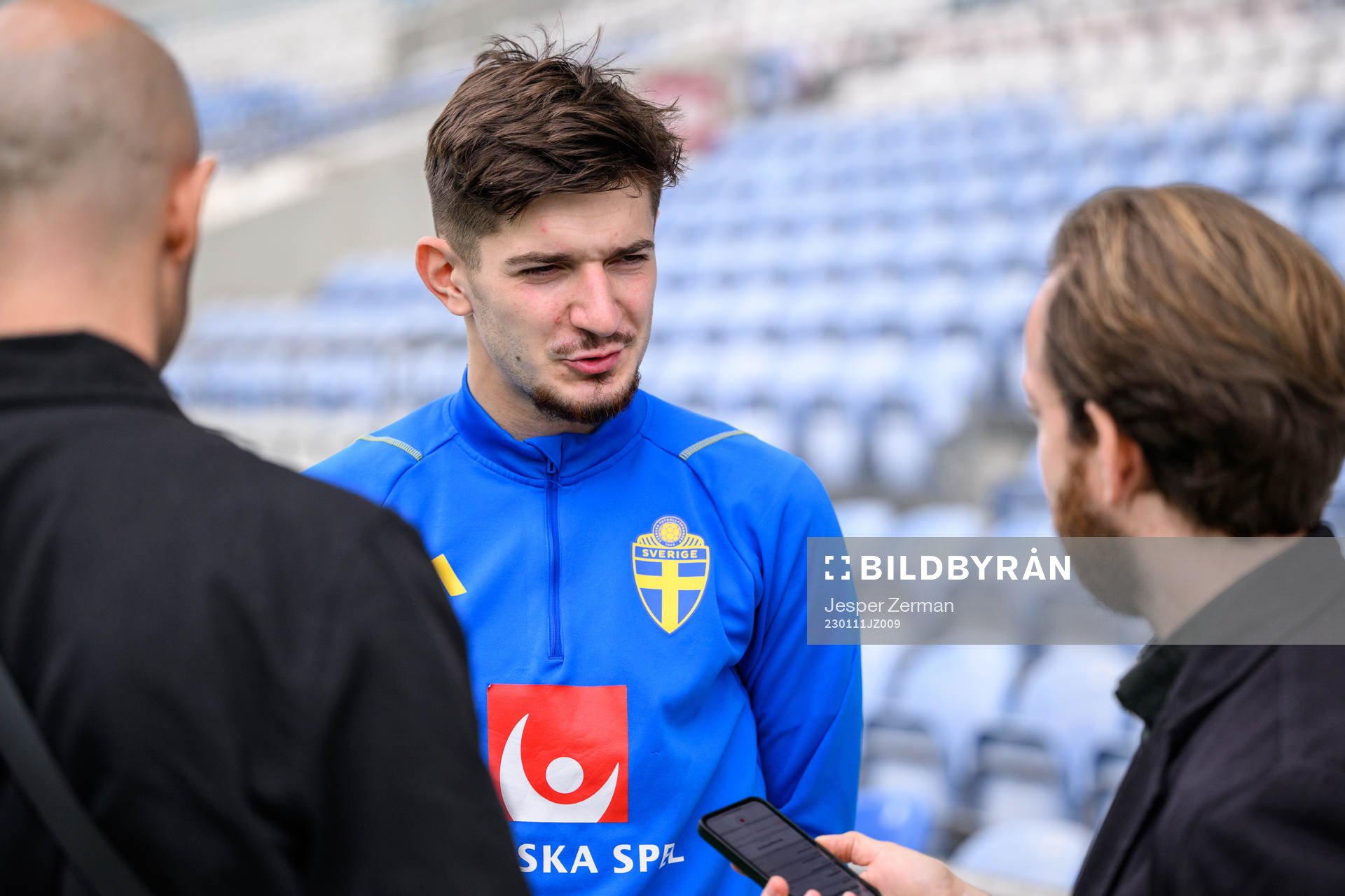 Armin Gigovic of the Swedish men's football national team
