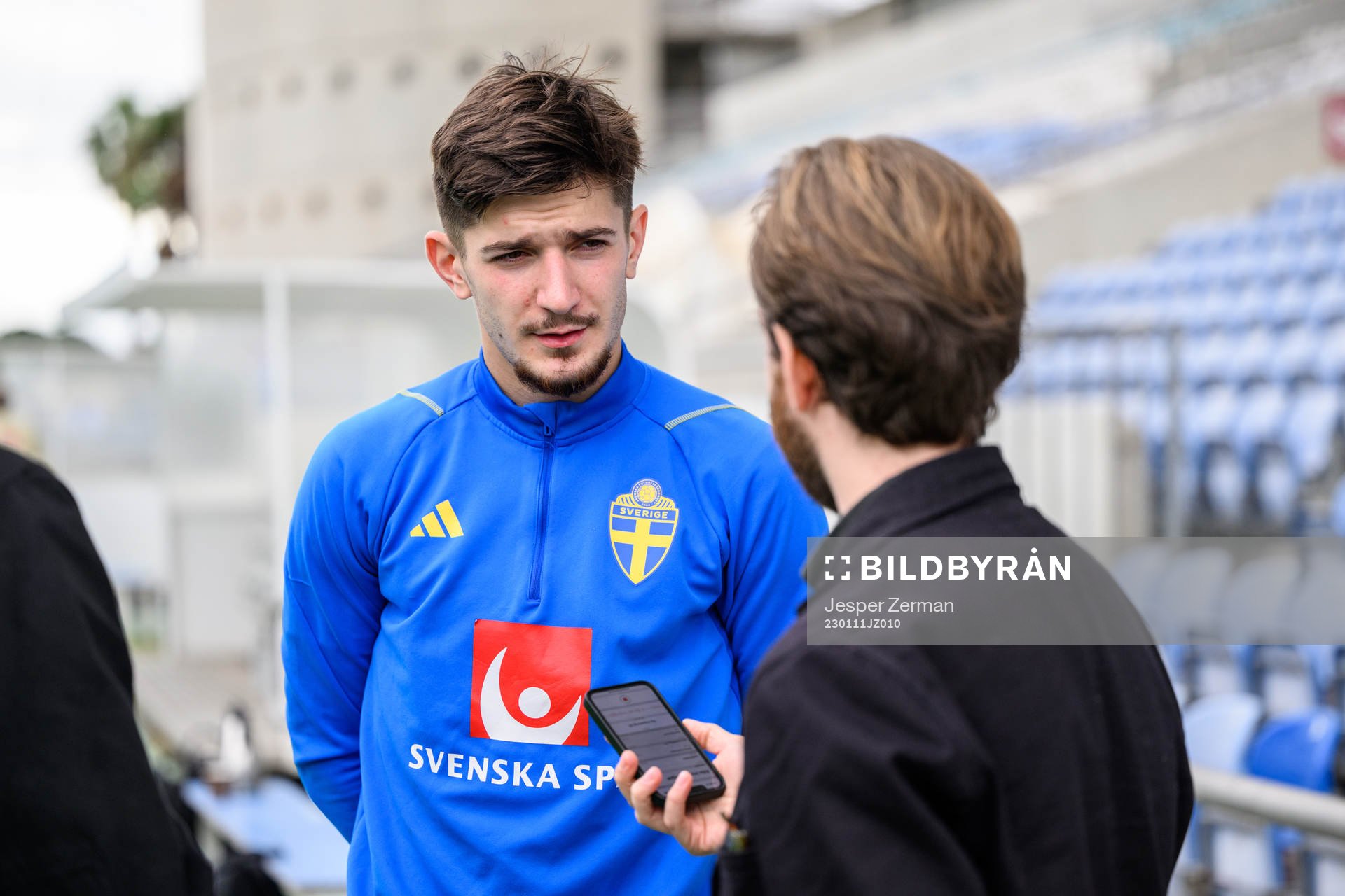 Armin Gigovic of the Swedish men's football national team