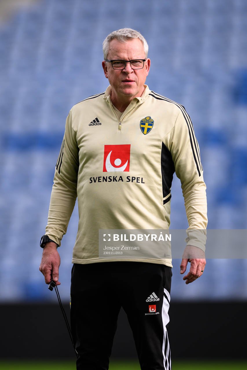 head coach Janne Andersson of the Swedish men's football
