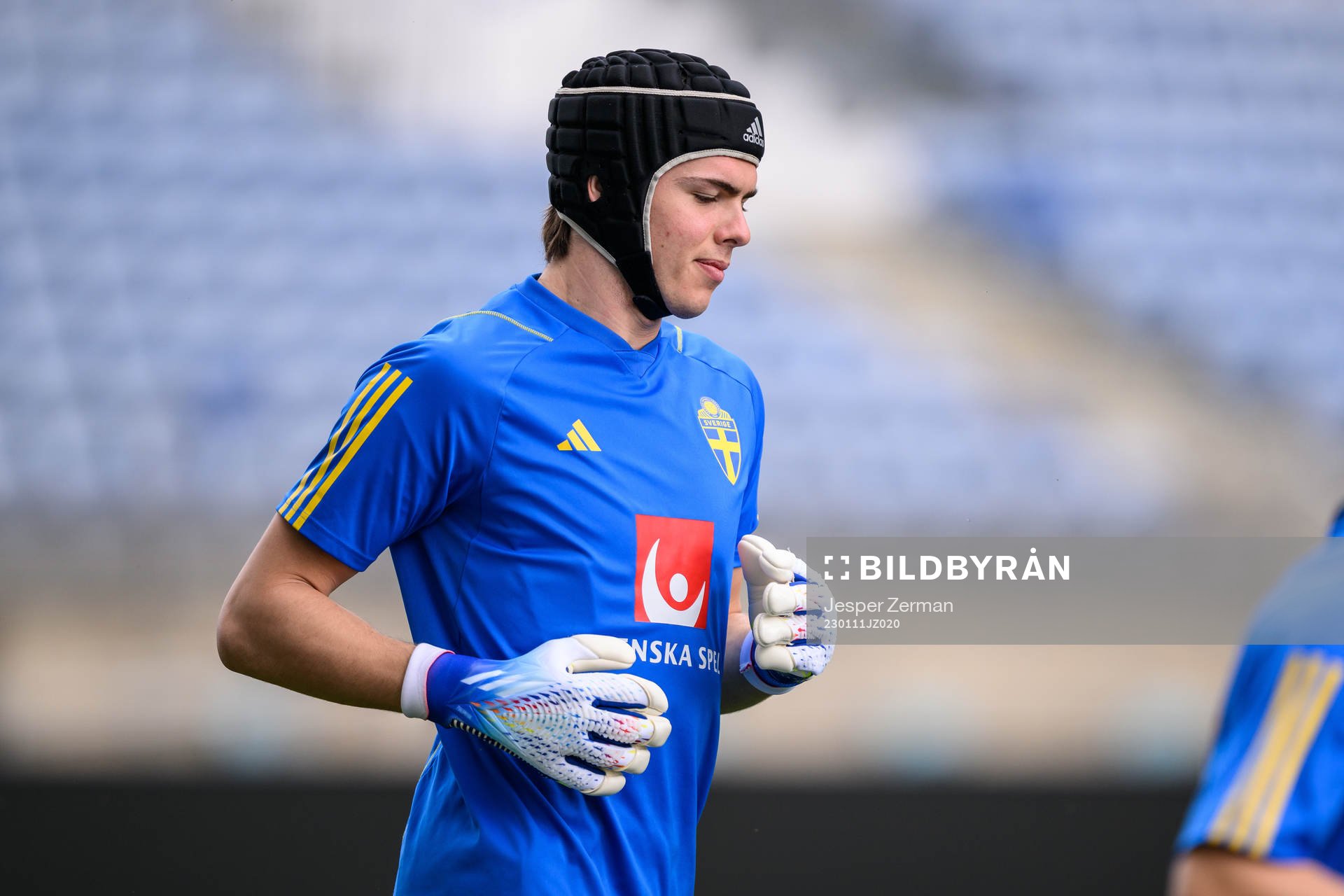 goalkeeper Jacob Widell Zetterström of the Swedish men's