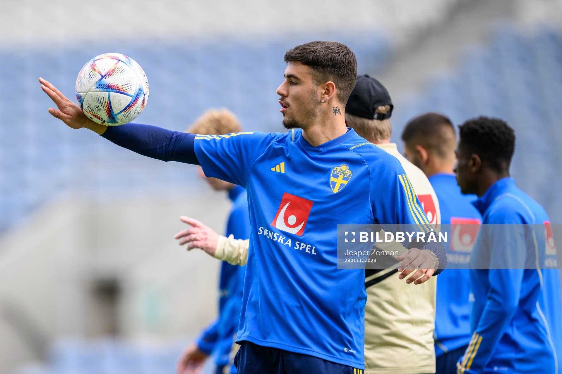 Edvin Kurtulus of the Swedish men's football national team