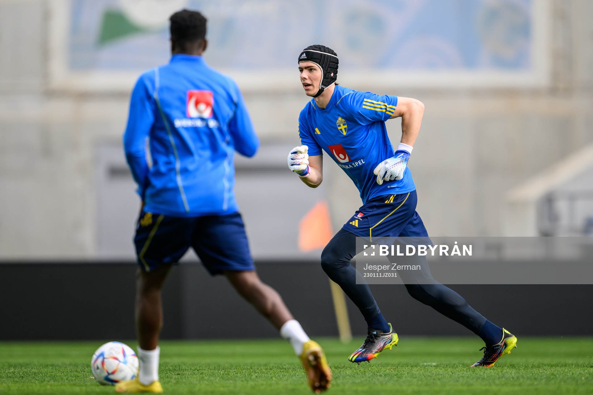 goalkeeper Jacob Widell Zetterström of the Swedish men's