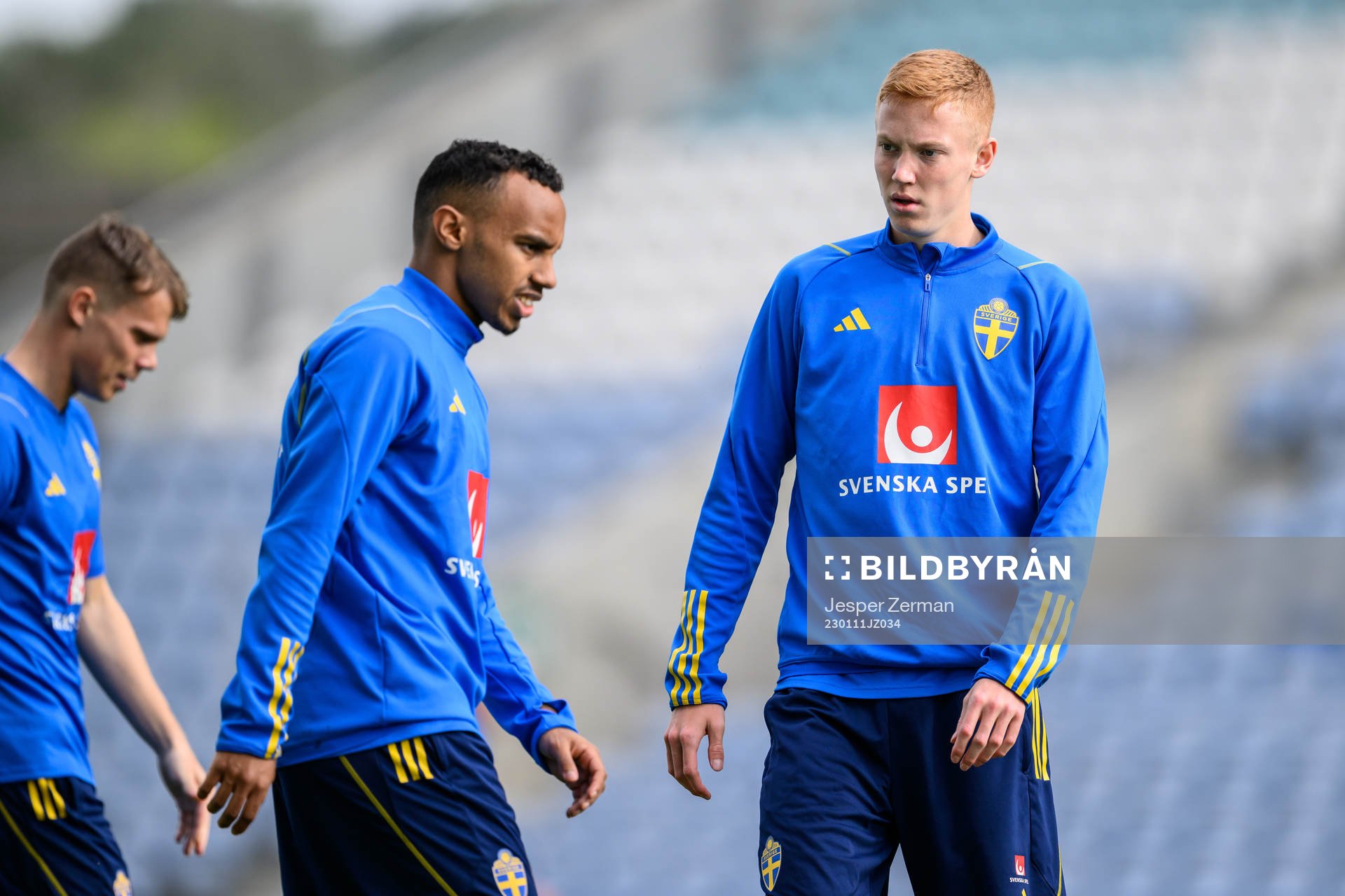 Bilal Hussein and Hugo Larsson of the Swedish men's