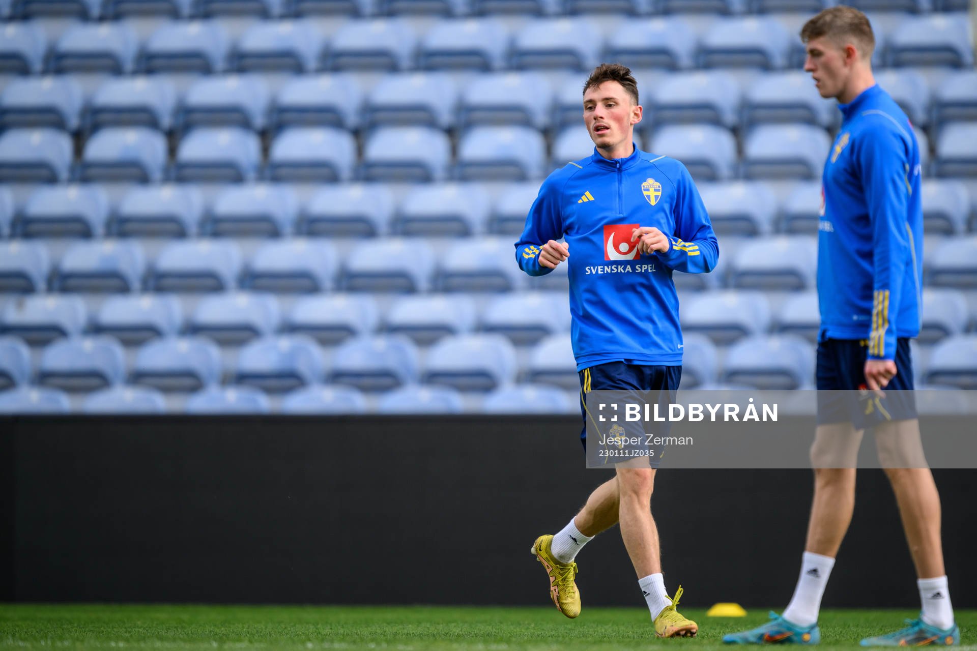 Noah Persson of the Swedish men's football national team at