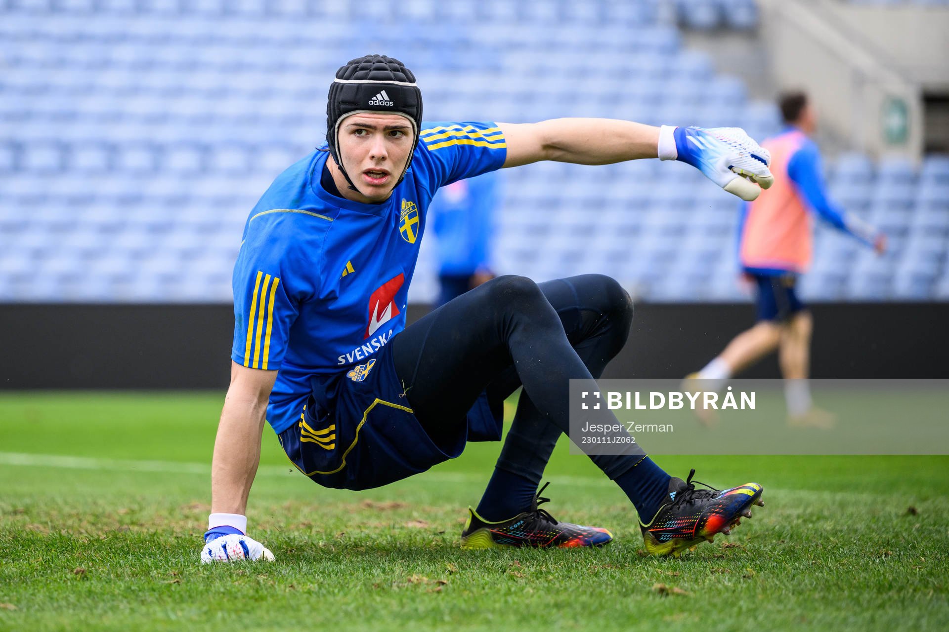 goalkeeper Jacob Widell Zetterström of the Swedish men's