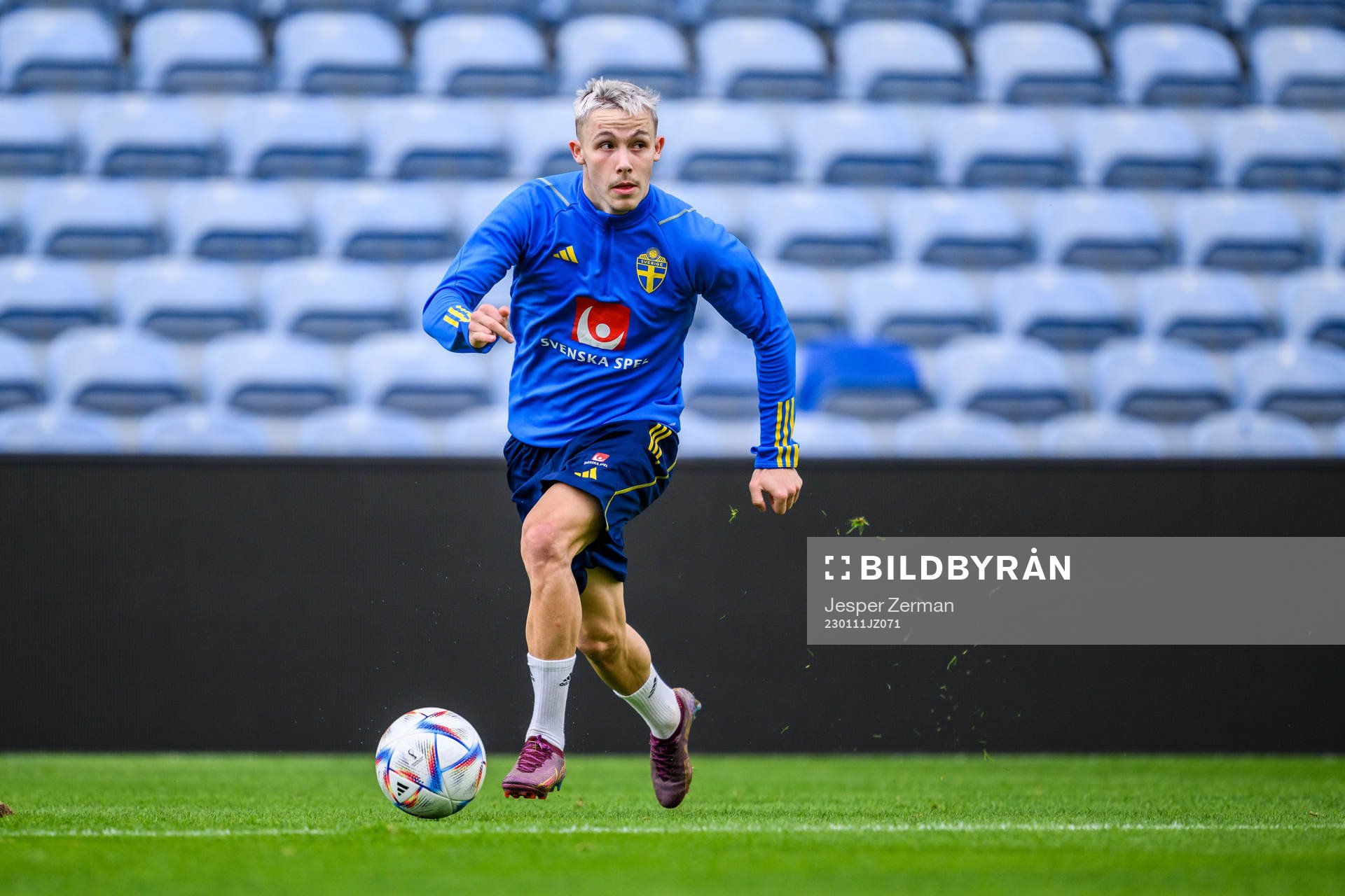 Jacob Ondrejka of the Swedish men's football national team