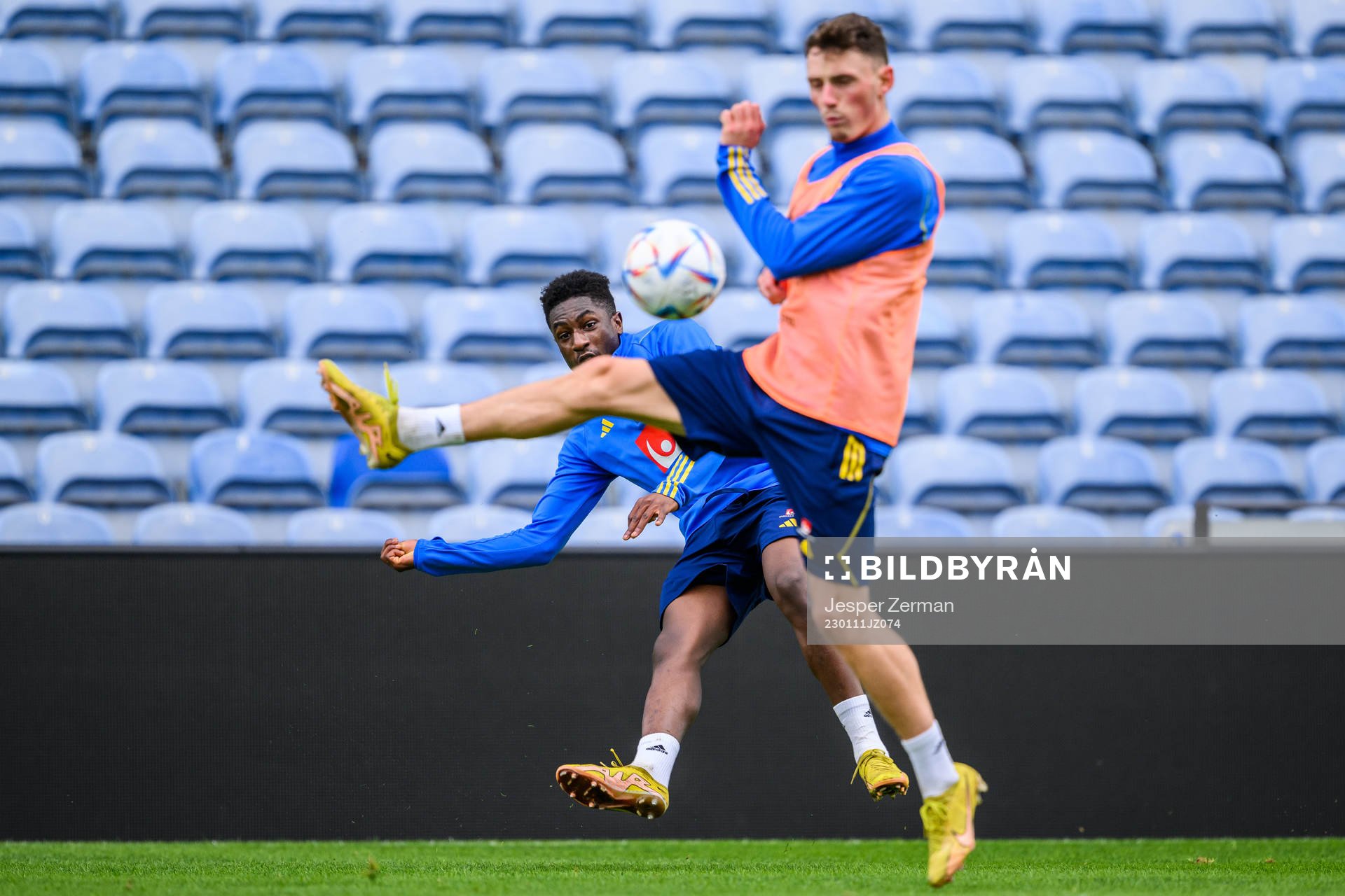 Josafat Mendes and Noah Persson of the Swedish men's