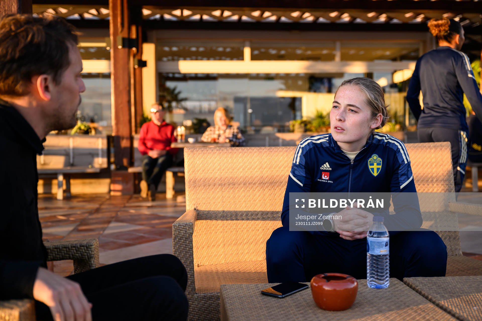Paulina Nyström of the Swedish women's national football
