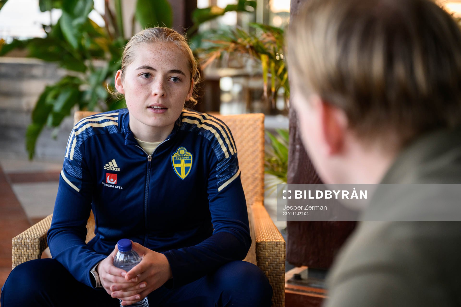 Paulina Nyström of the Swedish women's national football