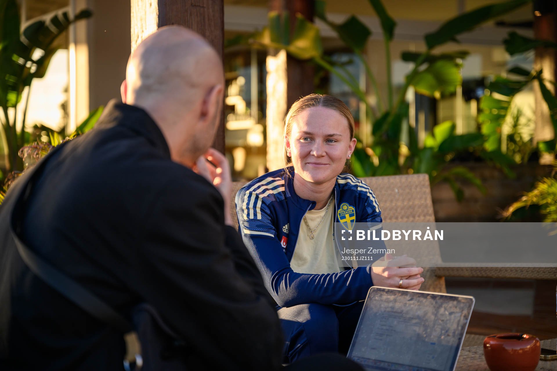 Matilda Vinberg of the Swedish women's national football