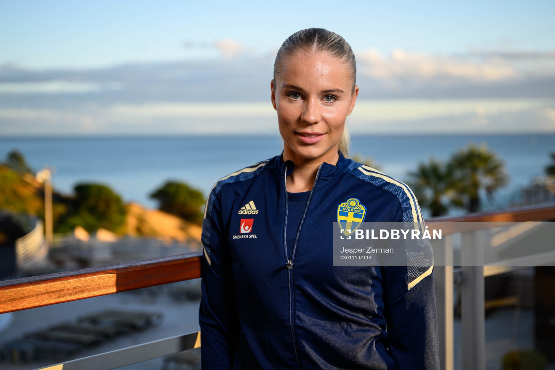Stina Lennartsson of the Swedish women's national football