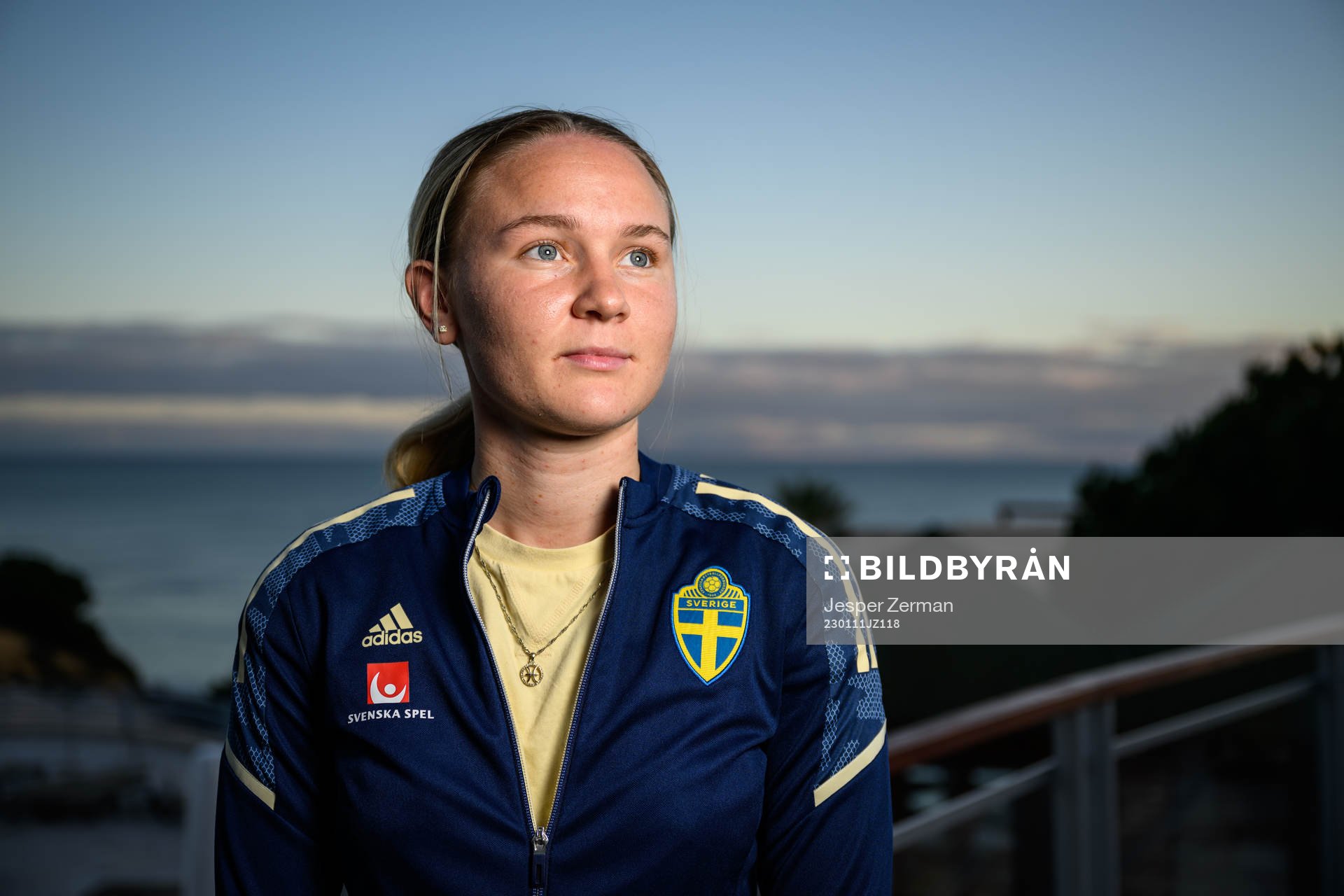Matilda Vinberg of the Swedish women's national football