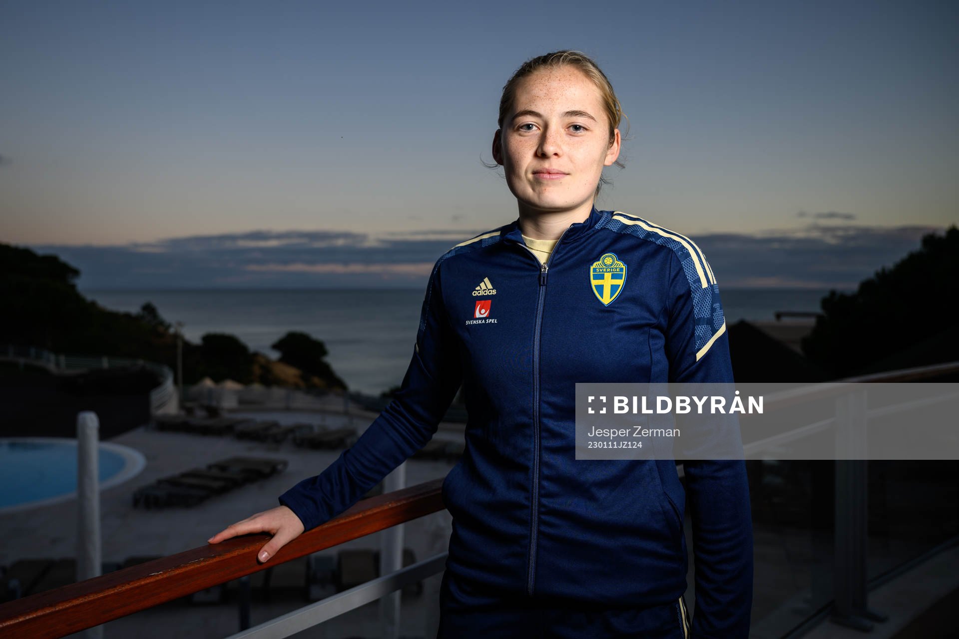 Paulina Nyström of the Swedish women's national football