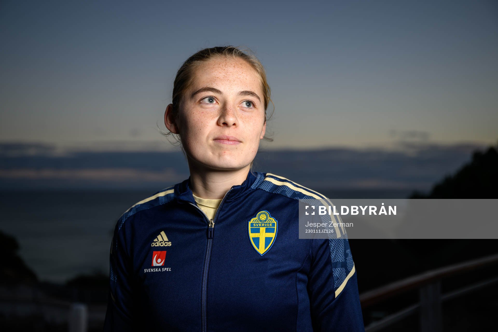 Paulina Nyström of the Swedish women's national football
