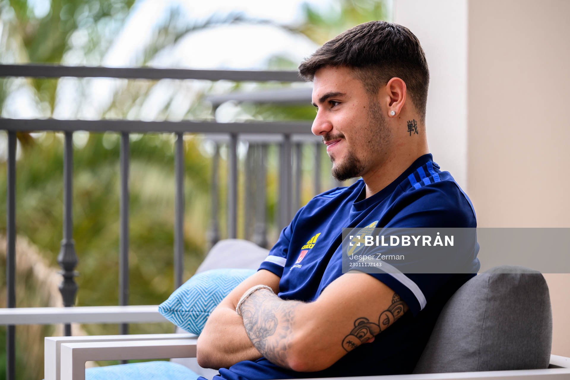 Edvin Kurtulus of the Swedish men's football national team