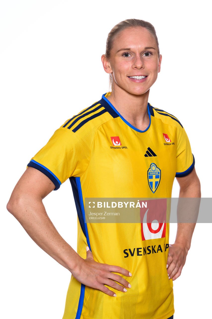 Jonna Andersson of the Swedish women's football national