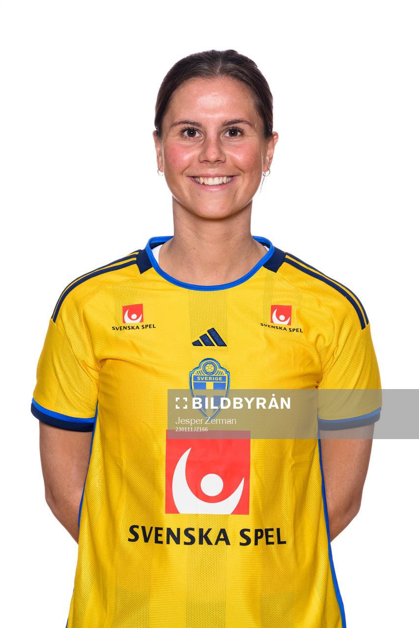 Josefin Harrysson of the Swedish women's football national