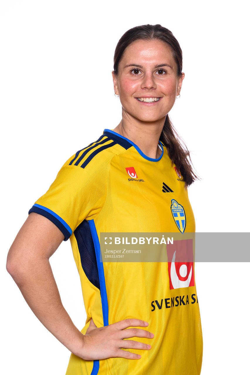 Josefin Harrysson of the Swedish women's football national