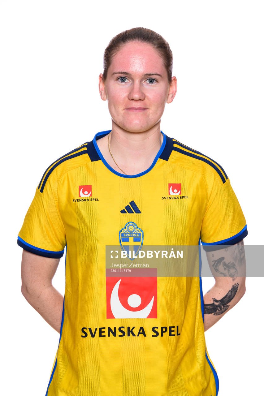 Linn Vickius of the Swedish women's football national team