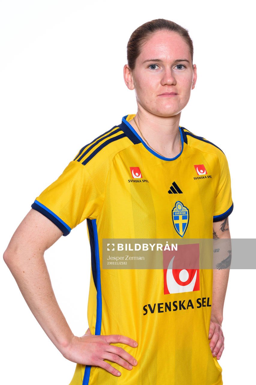 Linn Vickius of the Swedish women's football national team