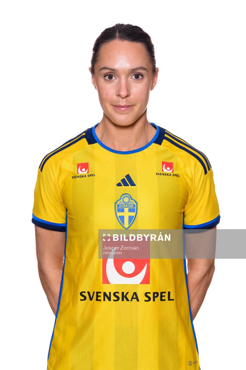 Felicia Rogic of the Swedish women's football national team