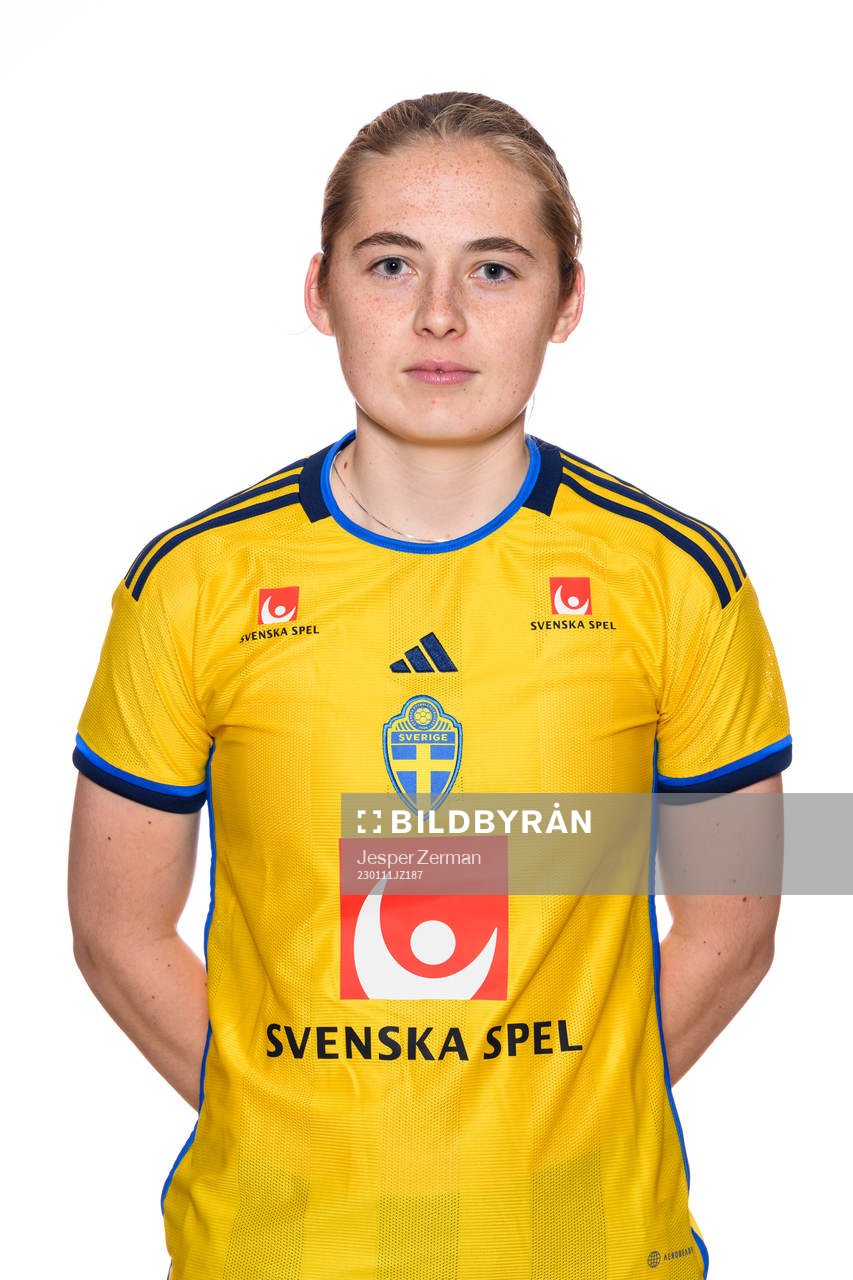 Paulina Nyström of the Swedish women's football national