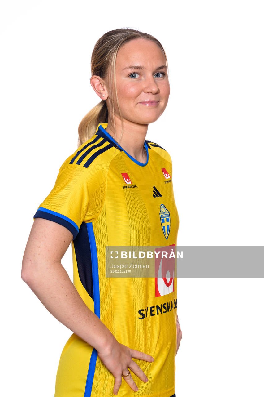 Matilda Vinberg of the Swedish women's football national