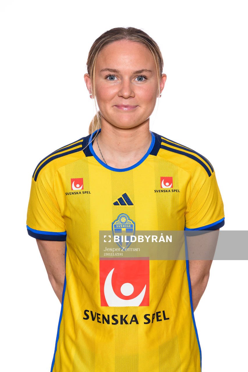Matilda Vinberg of the Swedish women's football national
