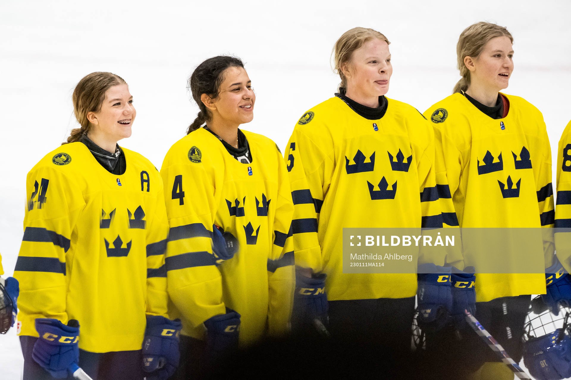Ebba Hedqvist, Olivia Sohrner, Emilia Bergeby Hallbeck and