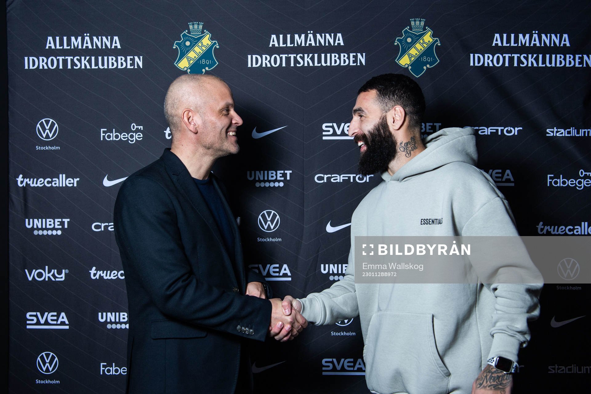 s klubbdirektör Manuel Lindberg och Jimmy Durmaz