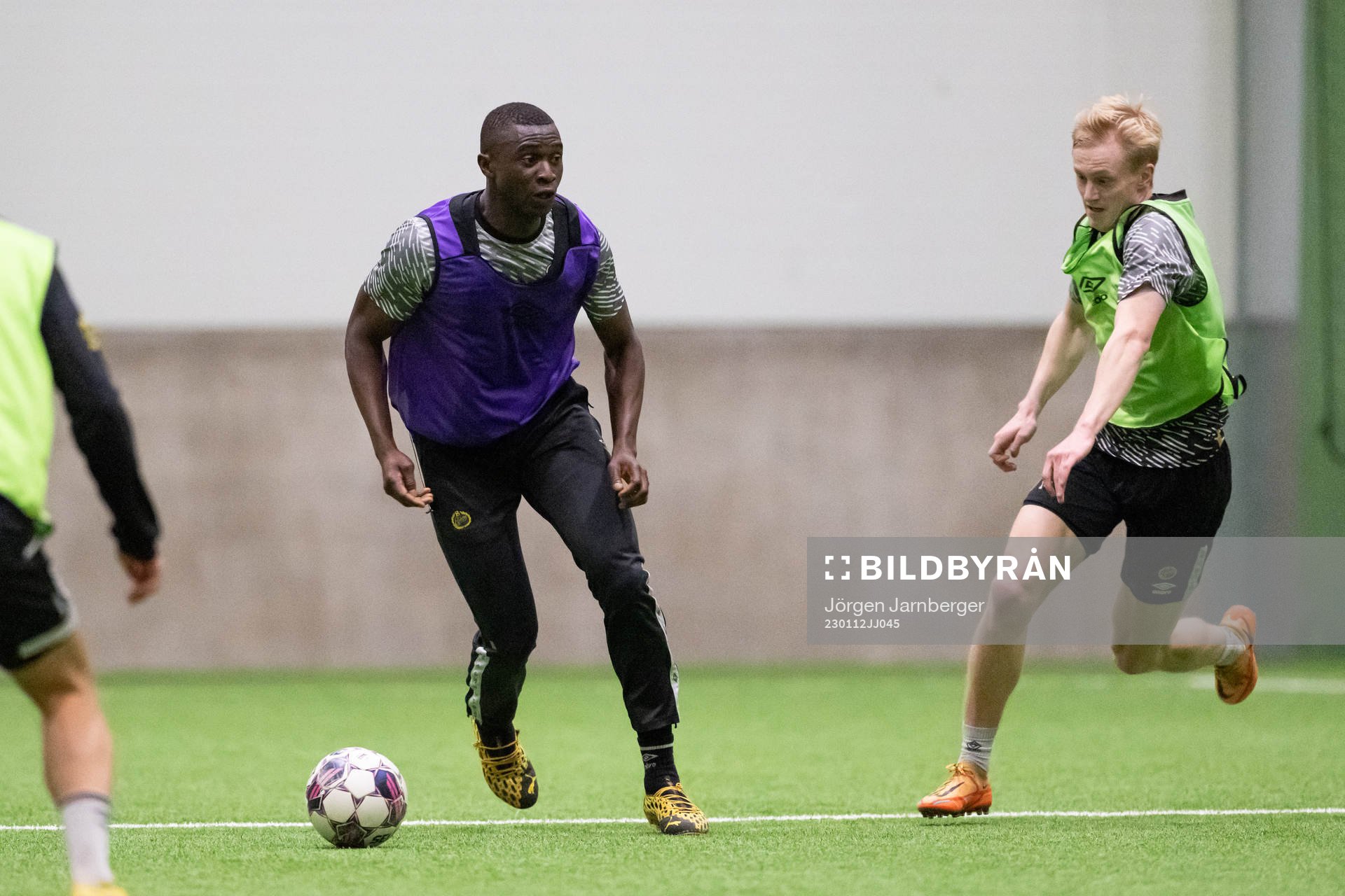 Maudo Lamine Jarjue och Oscar Aga