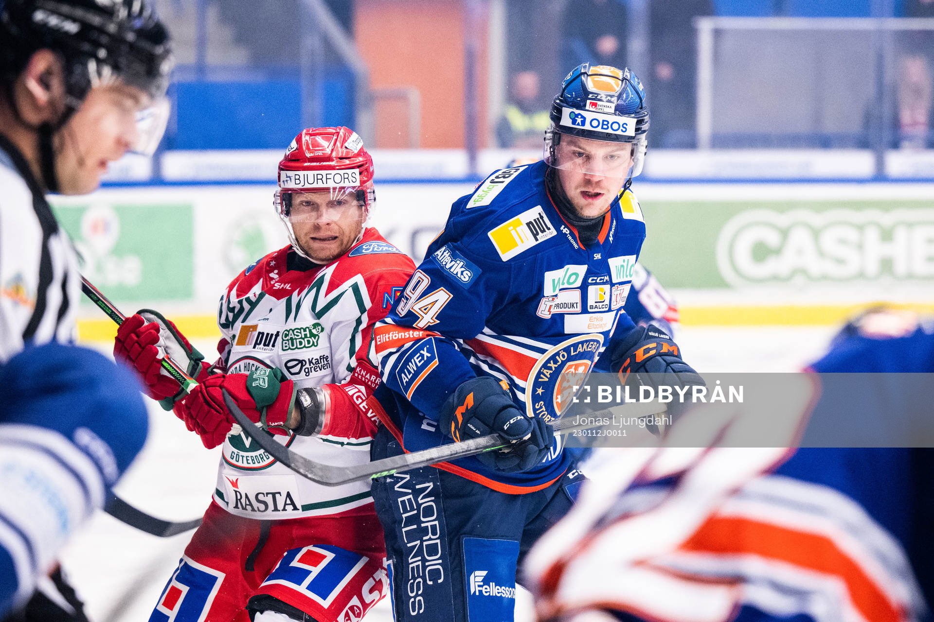 Frölundas Frölundas Ryan Lasch och Växjös Joel Persson