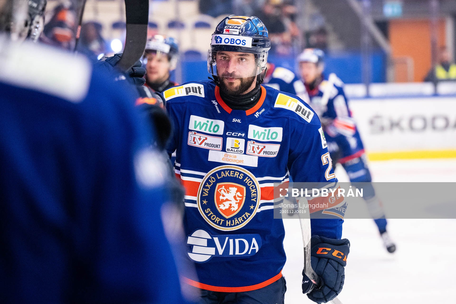 Växjös Tobias Rieder jublar