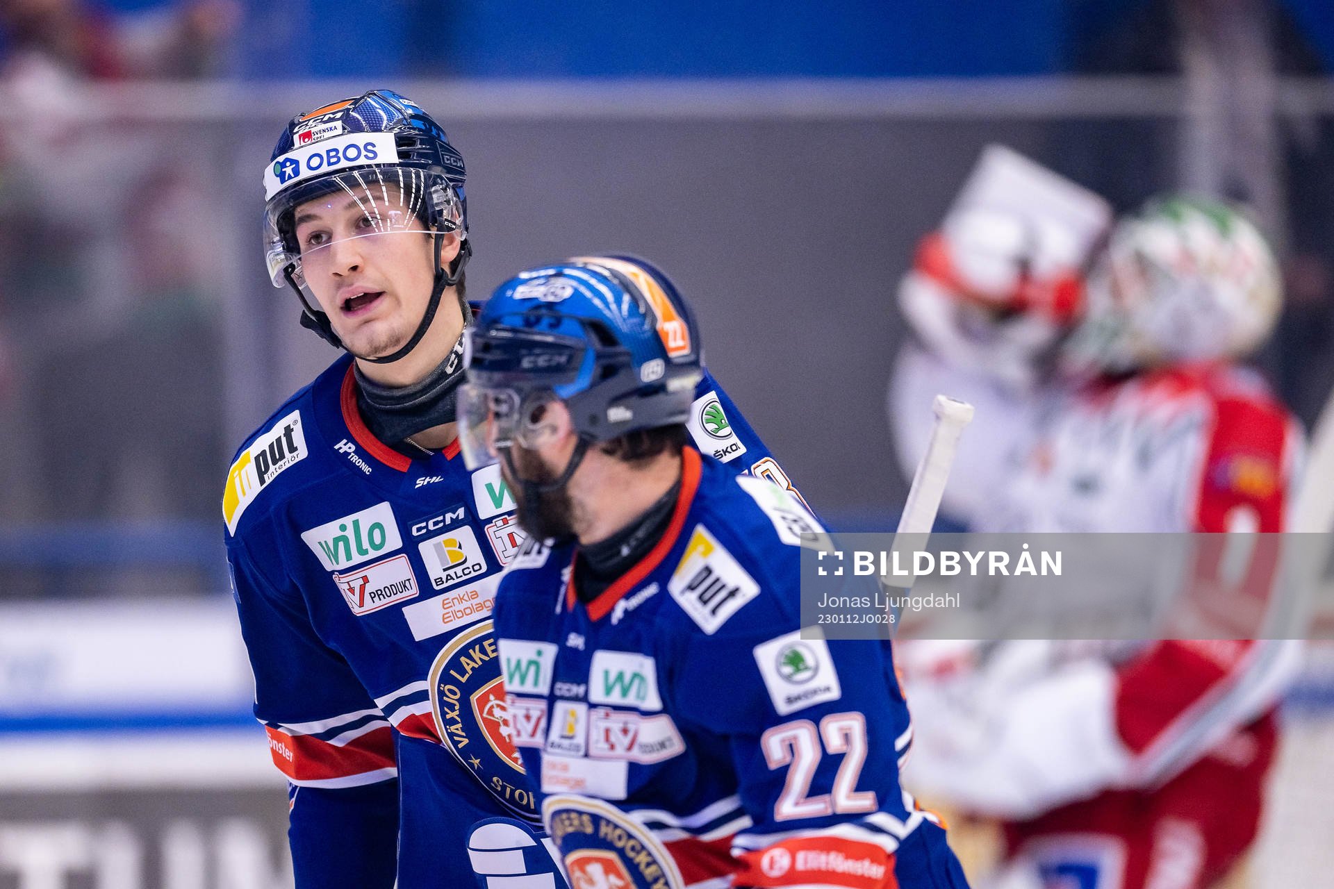 Växjös Filip Nordberg jublar