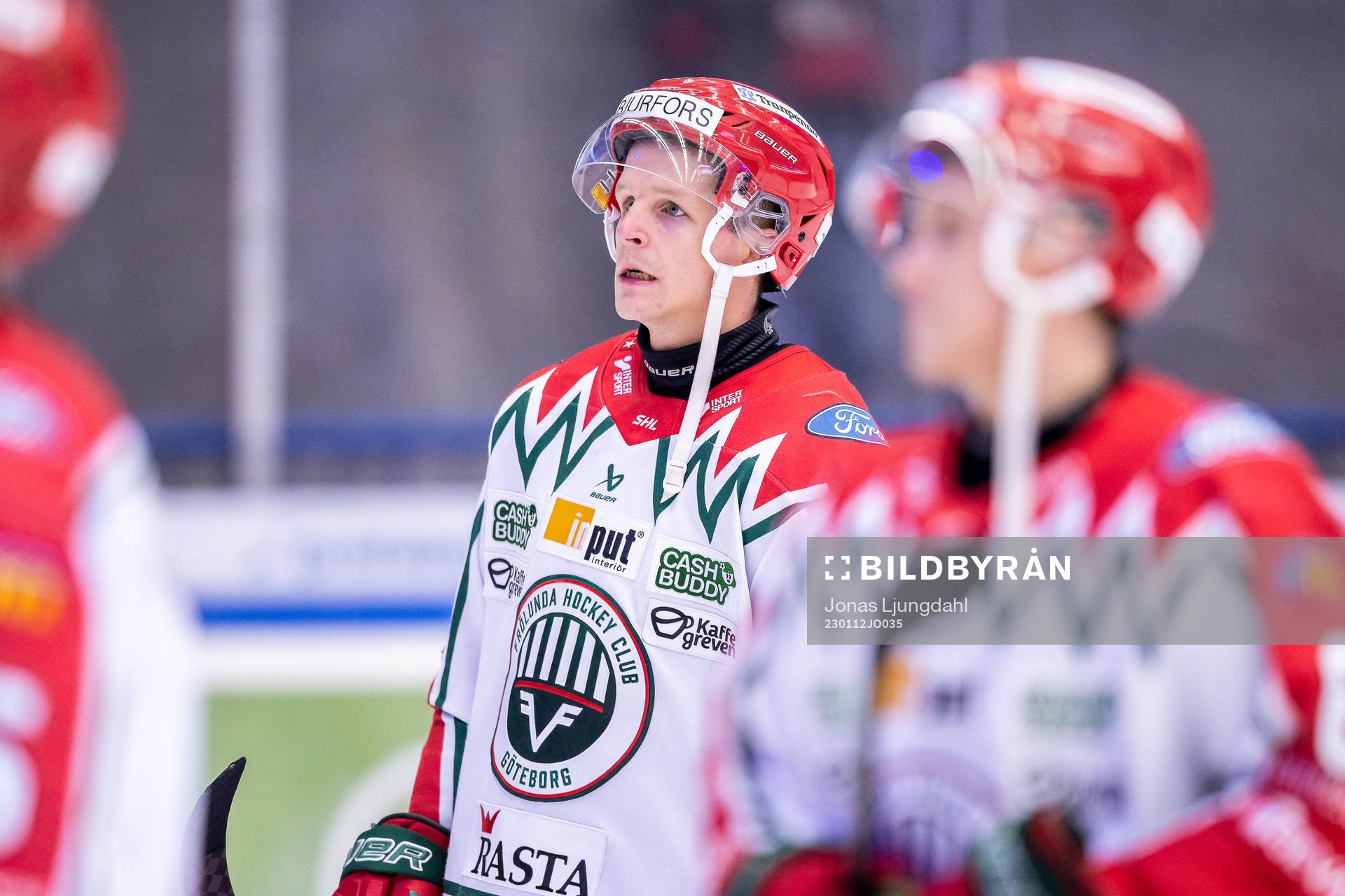 Frölundas Max Friberg deppar