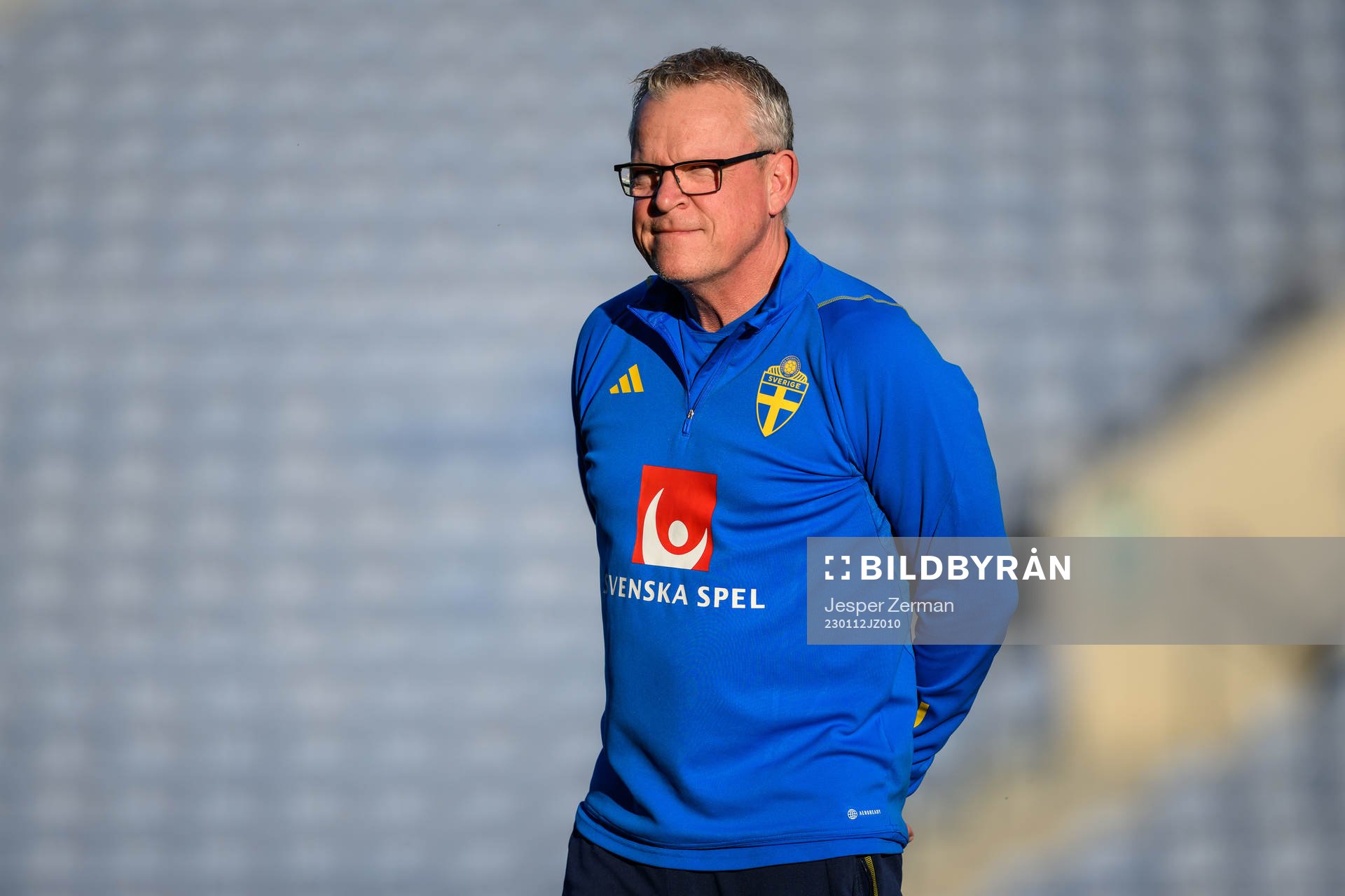 head coach Janne Andersson of Sweden