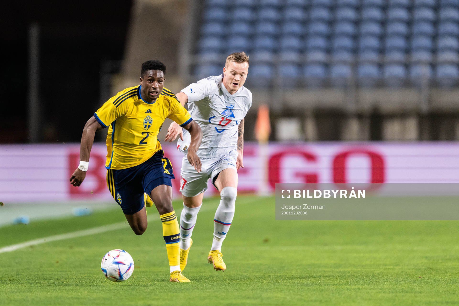 Josafat Mendes of Sweden and Aron Sigurdarson of Iceland