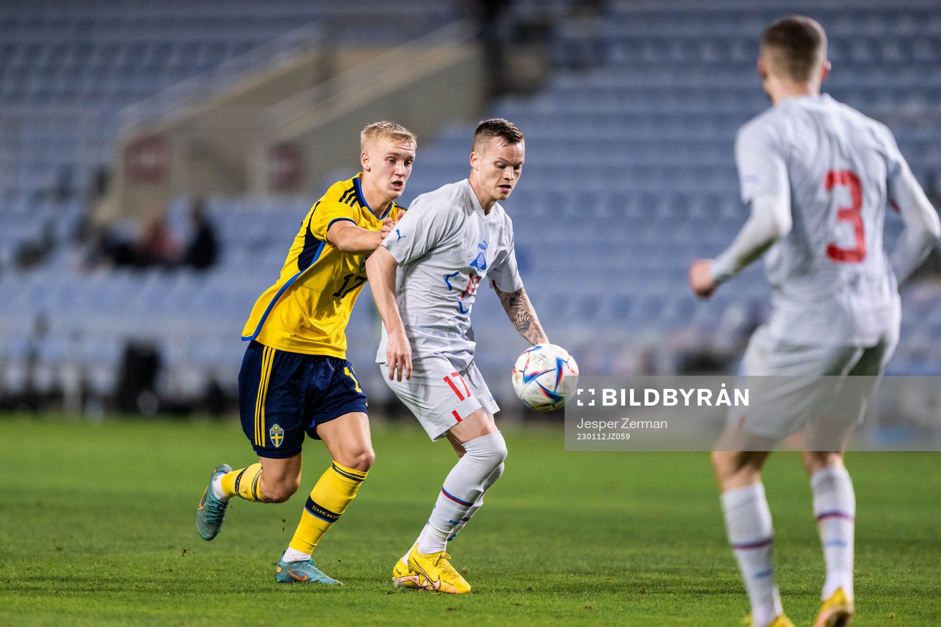 Carl Gustafsson of Sweden and Aron Sigurdarson of Iceland