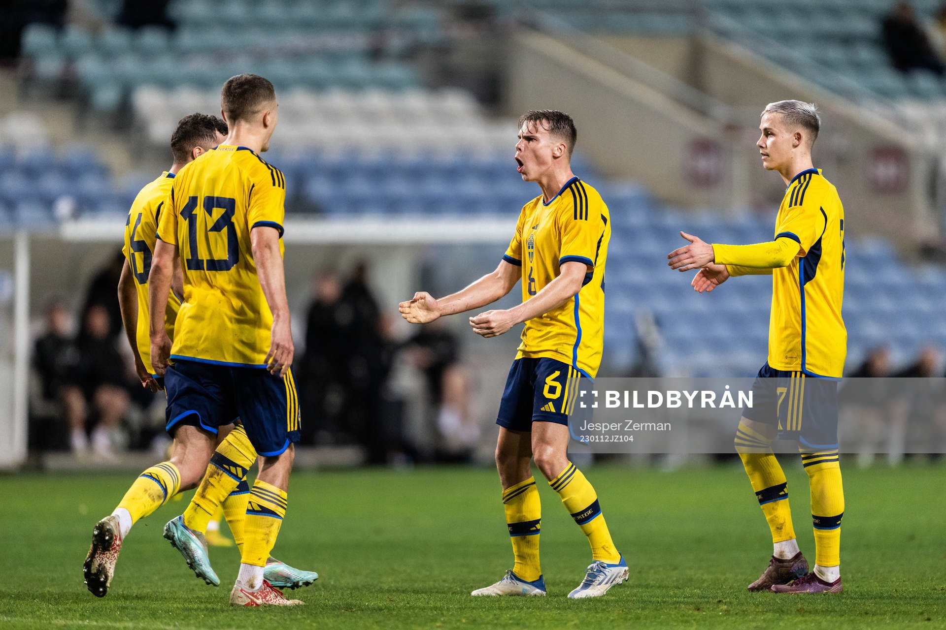 Yasin Ayari, Gustaf Lagerbielke, Elias Andersson and Jacob