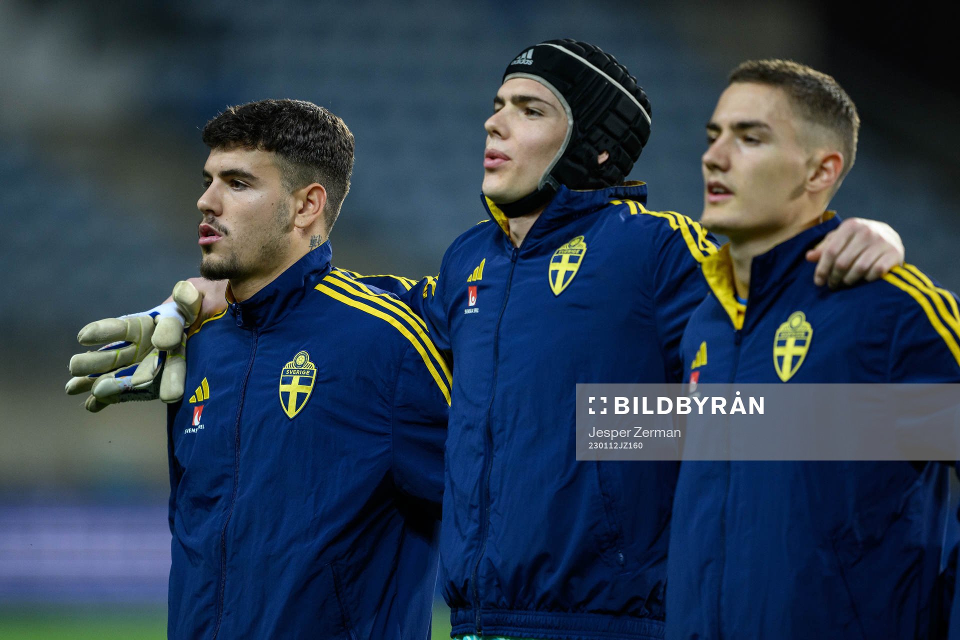 Edvin Kurtulus, goalkeeper Jacob Widell Zetterström and