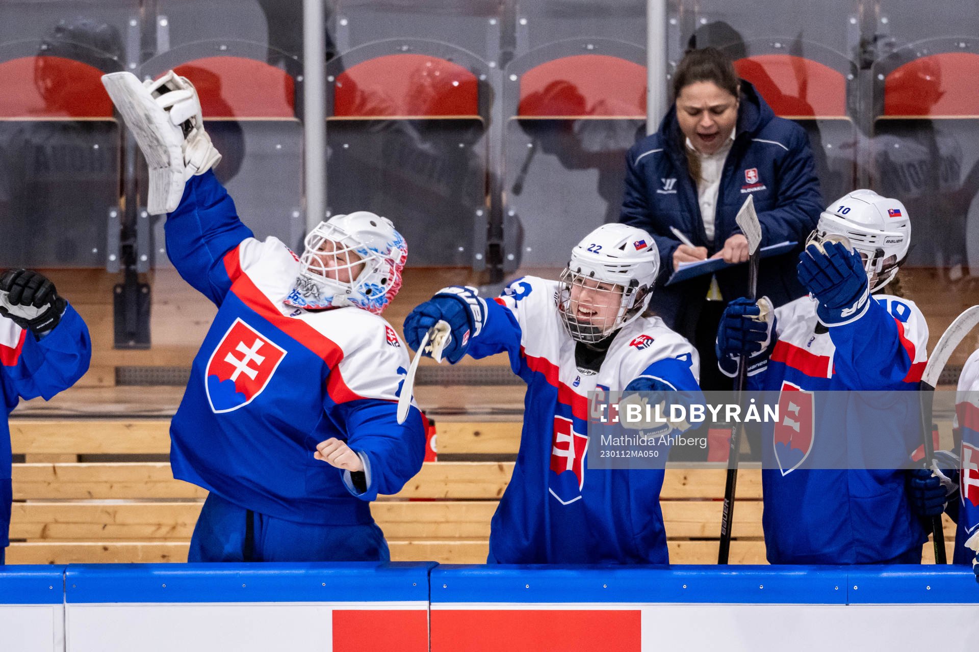 Players of Slovakia celebrate