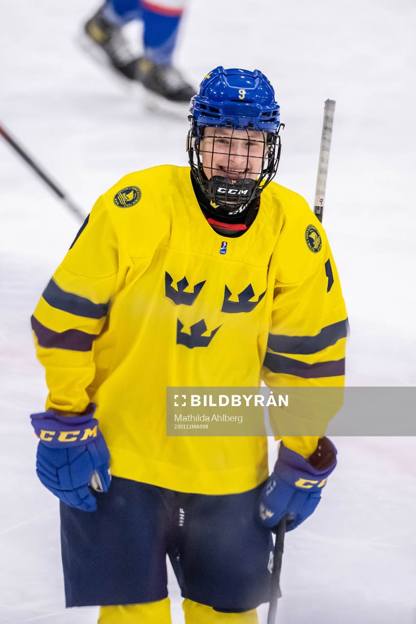 Mira Markström of Sweden celebrates