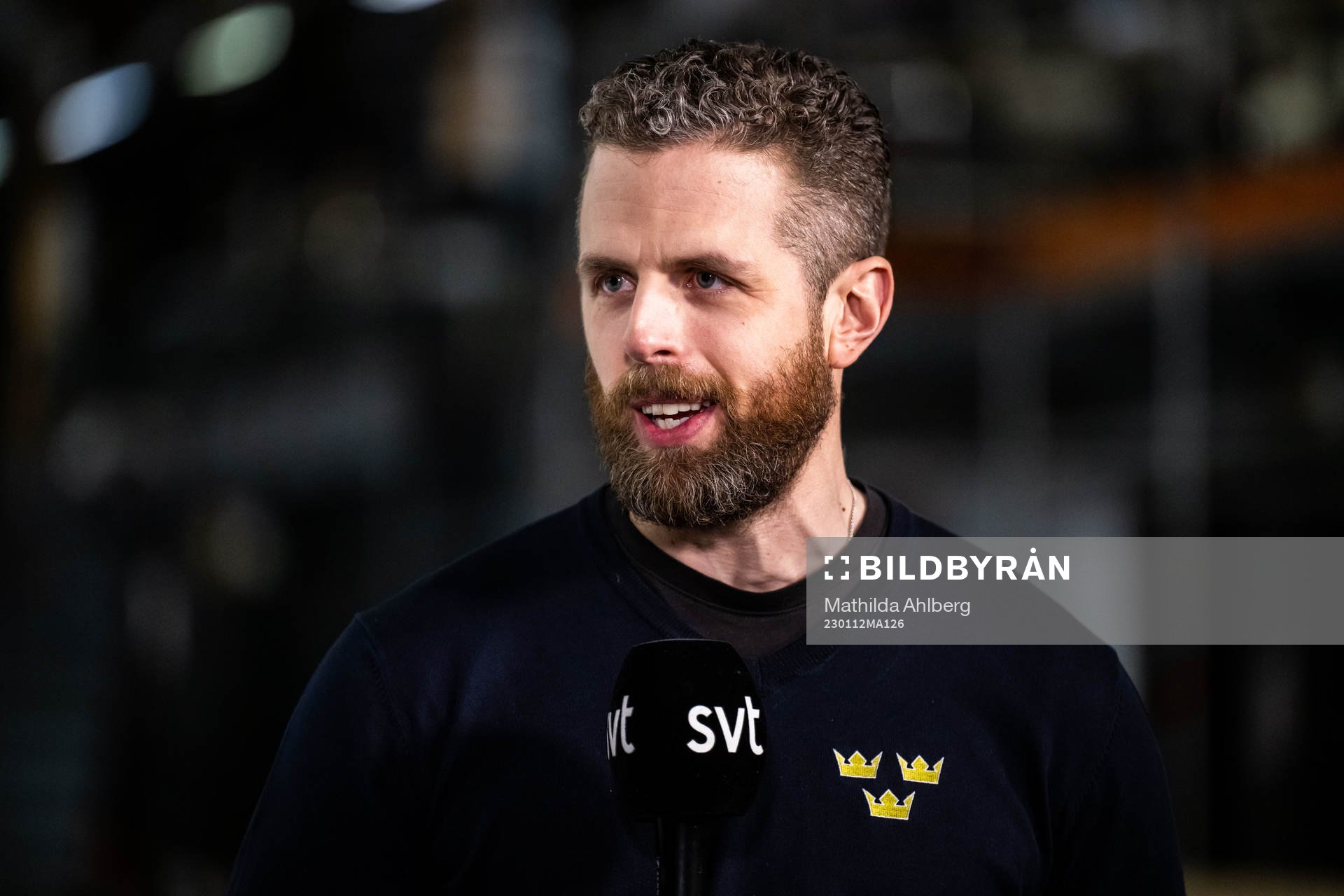 Head coach Ulf Lundberg of the Swedish Women's ice hockey