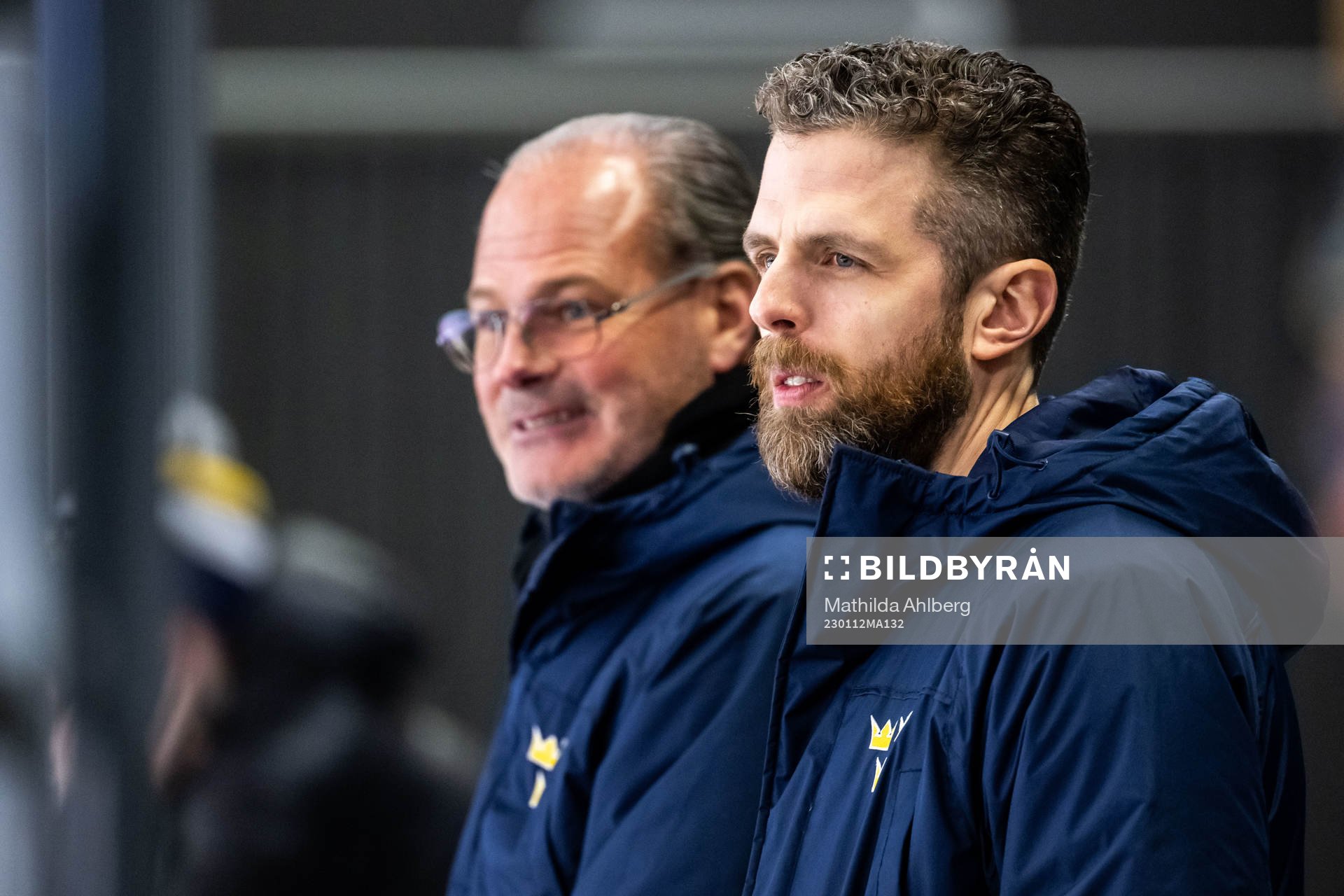 Head coach Ulf Lundberg and assistant coach Andreas