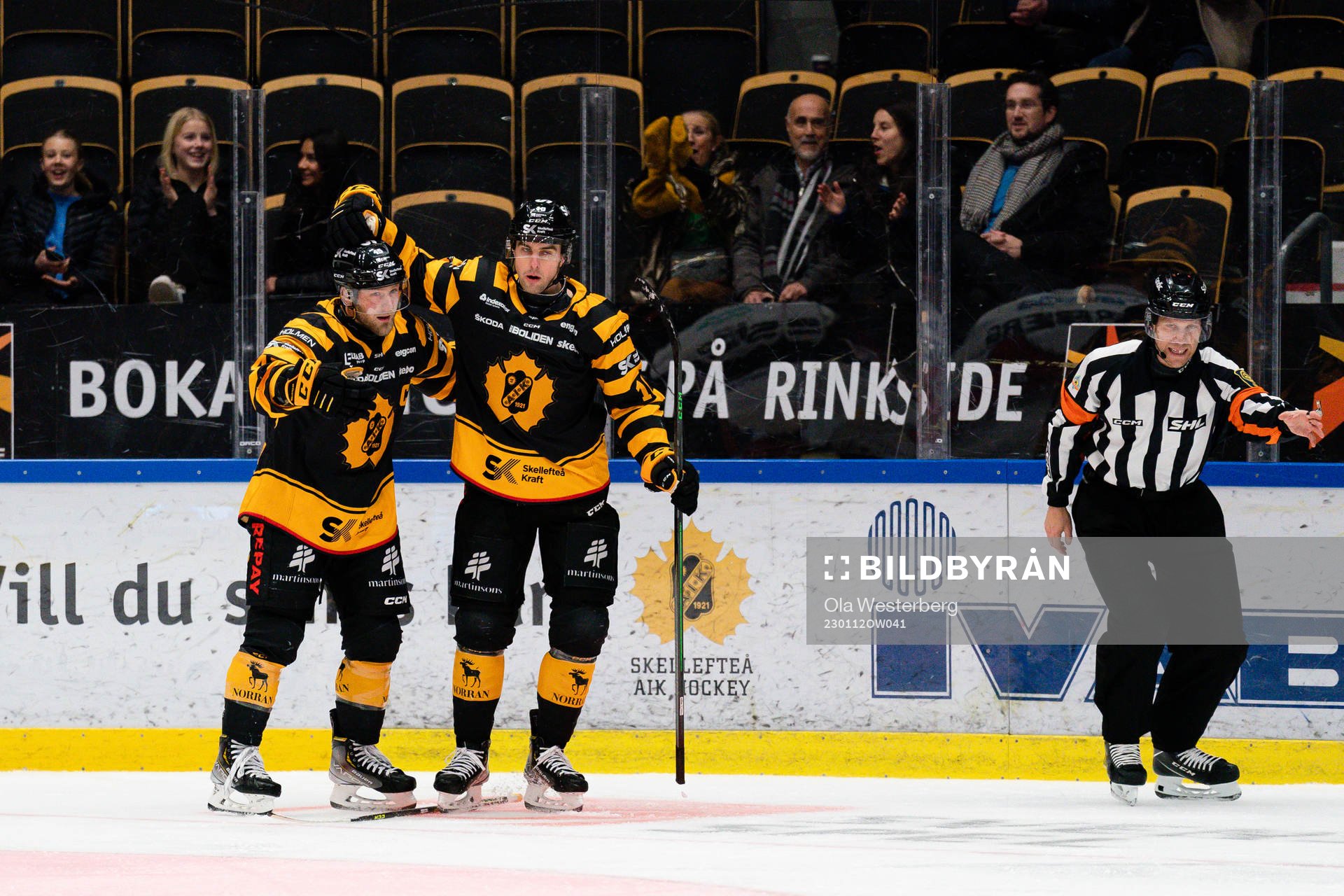 Skellefteås Oscar Möller och Joakim Lindström