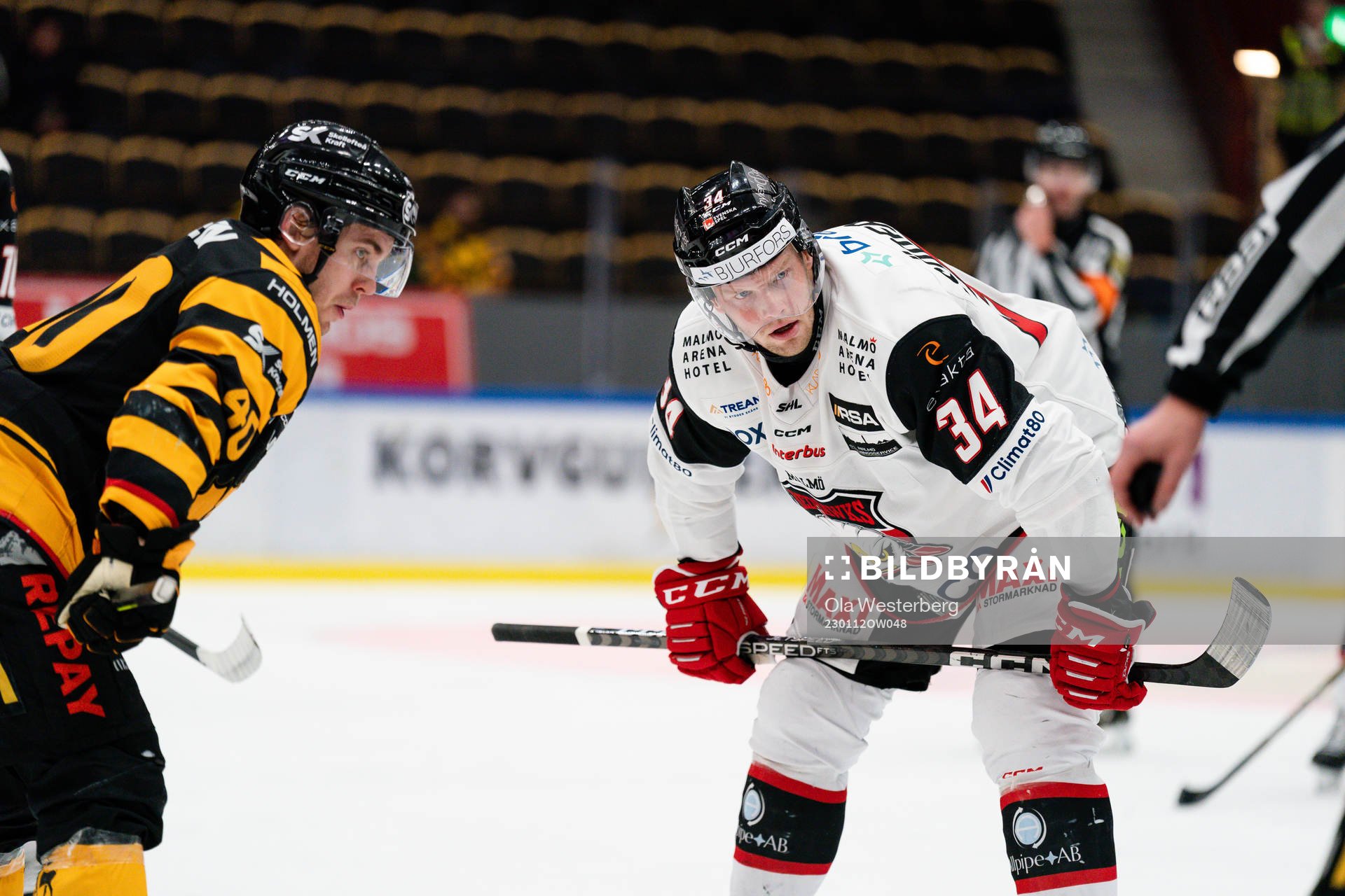 Skellefteås Andreas Wingerli och Malmö Redhawks Carl