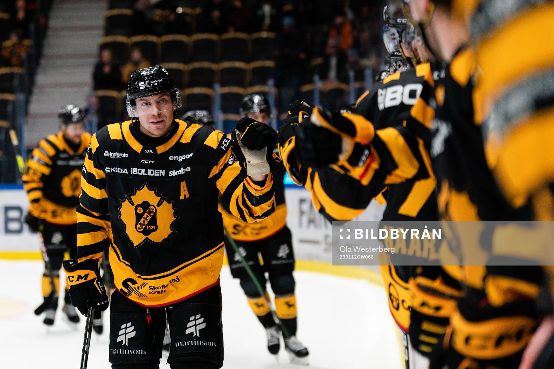 Skellefteås Pär Lindholm jublar