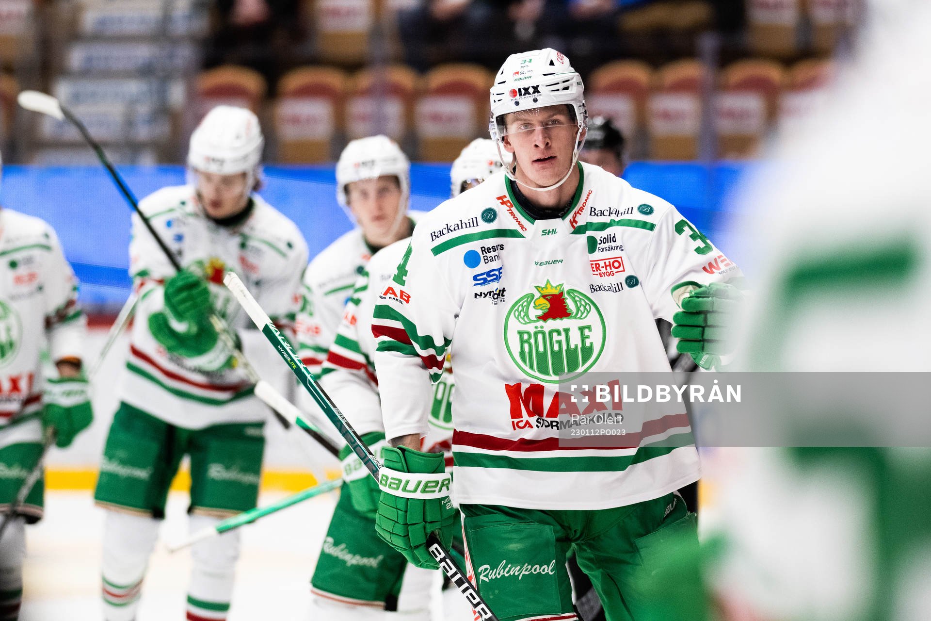 Rögles Adam Edström jublar